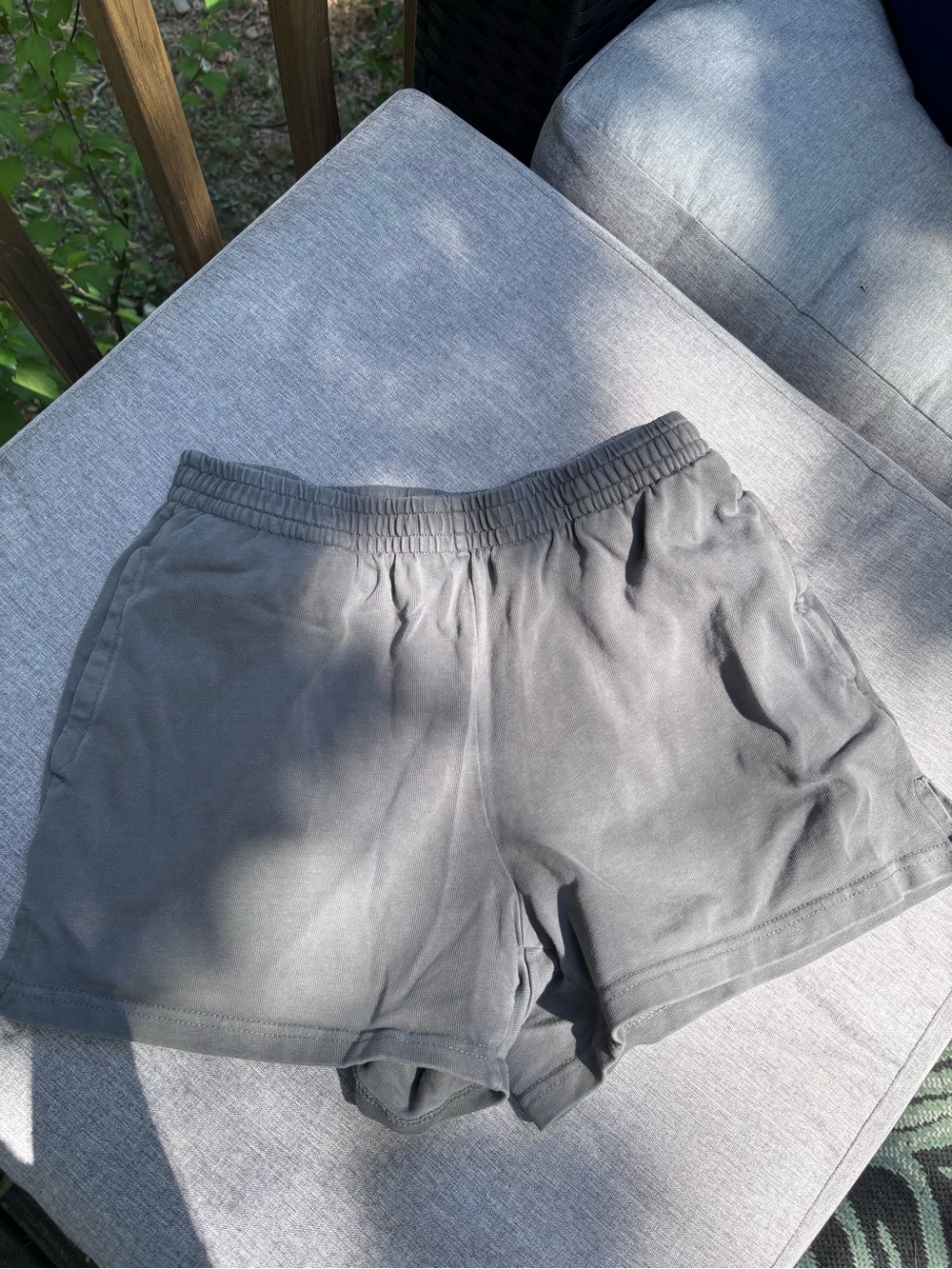 wild fable Gray Elastic-Waist Athletic Shorts
